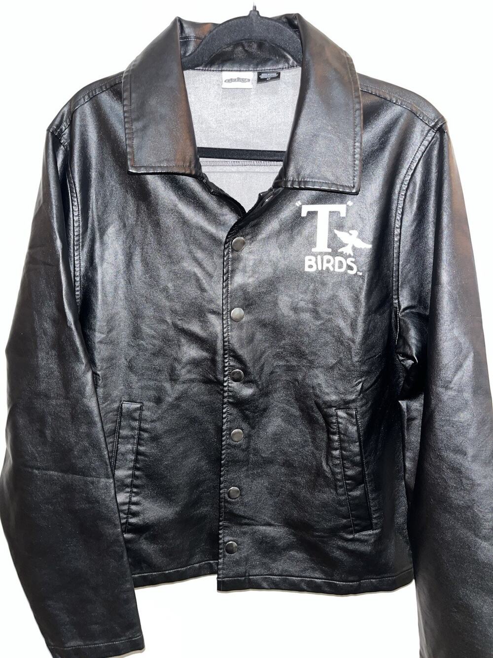 T-Birds Black Motorcycle Jacket Grease Movie 50s Adult Medium/Large Danny (C)